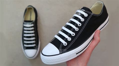 bar lacing converse